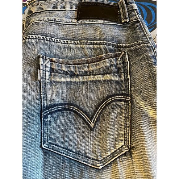 Silvertab Size 36 x 32 Boot Cut Levi’s Men Used Blue Distressed Faded - Picture 2 of 8